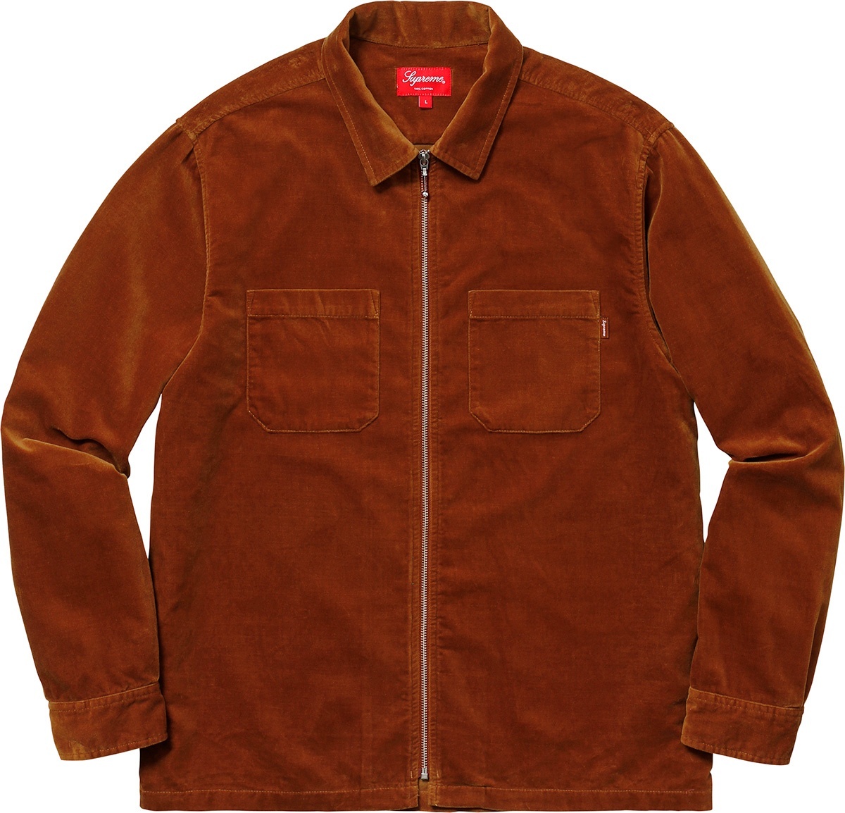 Velvet Zip Up Shirt view 2
